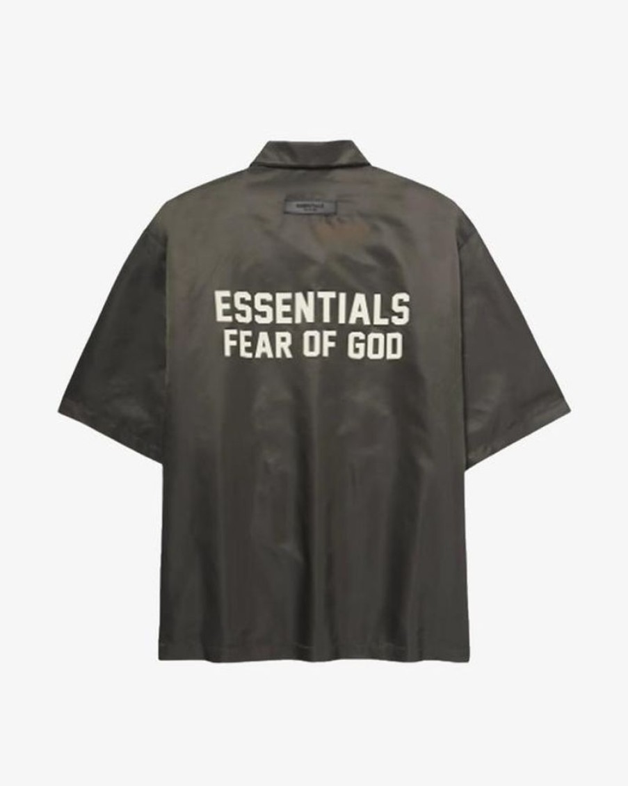 Secret Sneaker Store Online Fog Essentials Ss22 Off Black Nylon Shirt Kids | Kids Apparel