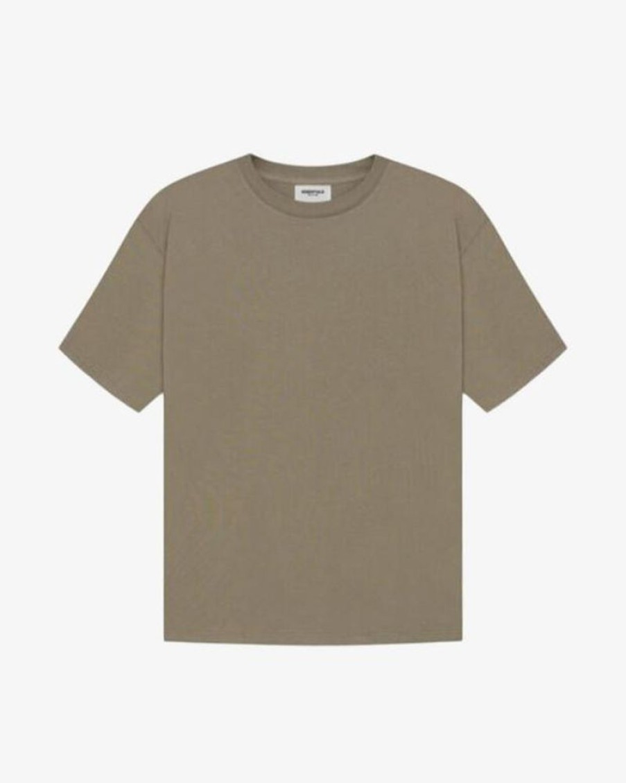 Secret Sneaker Store Online Fog Essentials Ss21 Silicon Applique Logo Taupe Tee | Tees