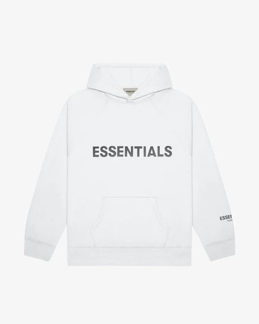 Secret Sneaker Store Online Fog Essentials Ss20 Silicon Applique Hoodie White | Hoodies