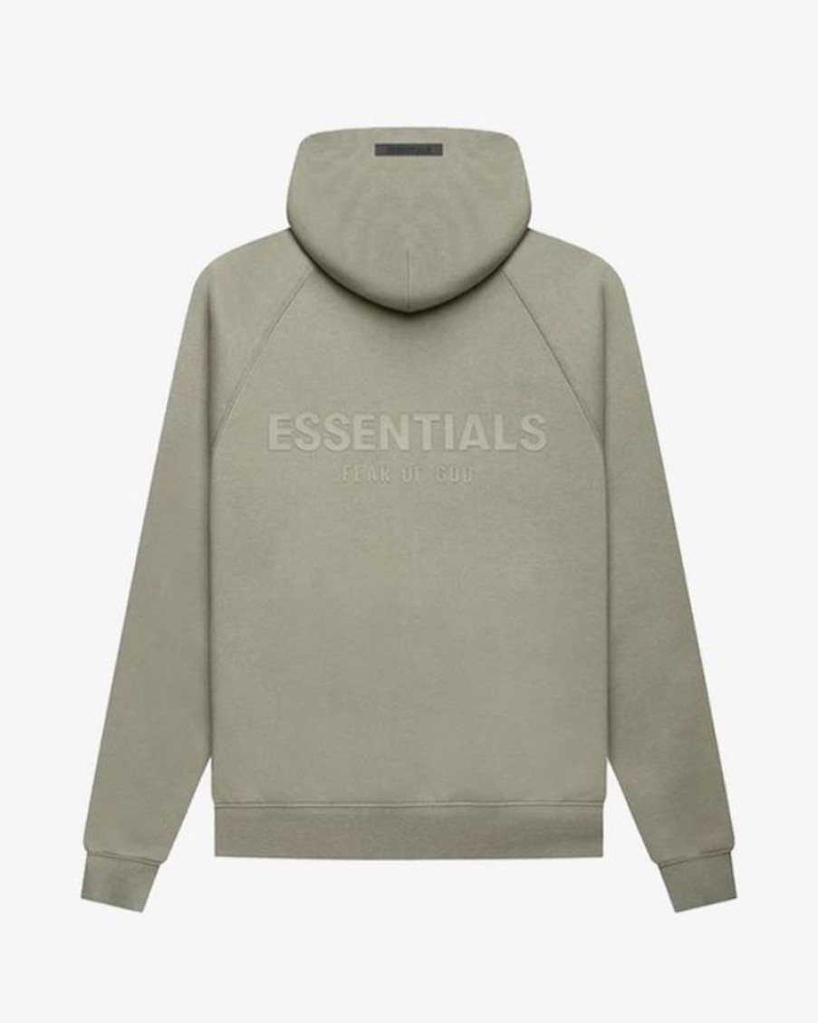 Secret Sneaker Store Online Fog Essentials Fw21 Silicon Applique Logo Pistachio Hoodie | Hoodies