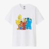 Secret Sneaker Store Online Kaws X Uniqlo X Sesame Street Group White Tee (New) (Jpn Sizing) (New) | Streetwear