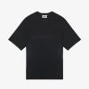 Secret Sneaker Store Online Fog Essentials Ss20 3D Silicon Applique Logo Black Tee | Tees