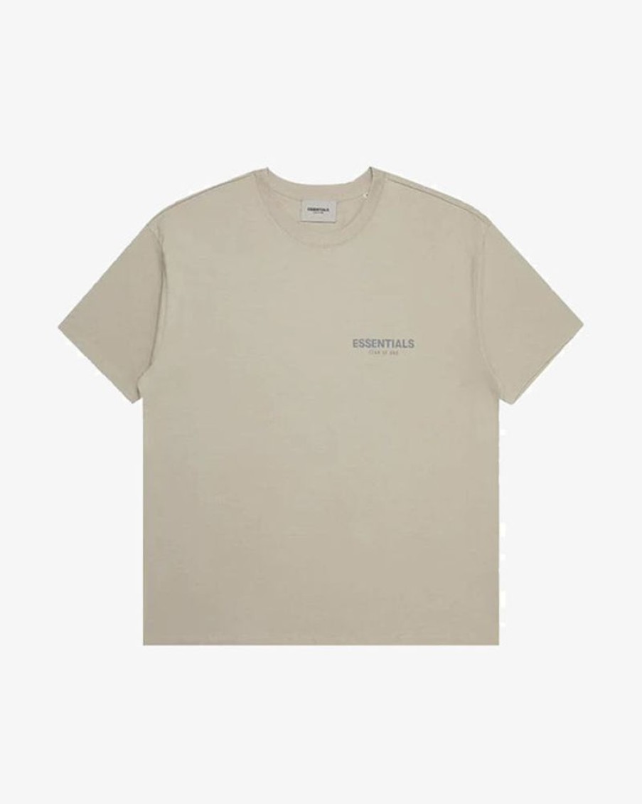 Secret Sneaker Store Online Fog Essentials Fw21 Chest Reflective Logo Tan Tee | Tees