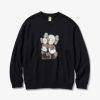 Secret Sneaker Store Online Kaws X Uniqlo 2023 Companion Crewneck Black | Streetwear