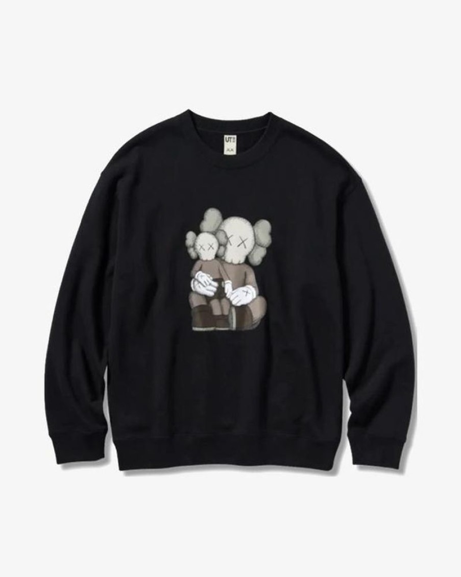 Secret Sneaker Store Online Kaws X Uniqlo 2023 Companion Crewneck Black | Streetwear
