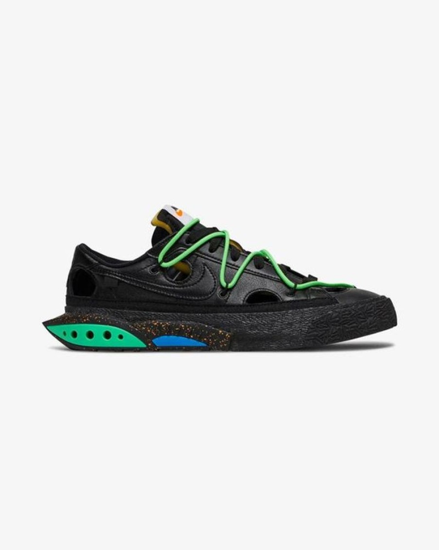 Secret Sneaker Store Online Nike X Off White Blazer Low Black Electro Green | Nike