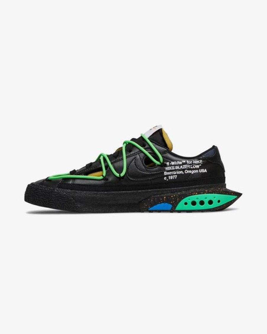 Secret Sneaker Store Online Nike X Off White Blazer Low Black Electro Green | Nike