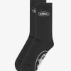 Secret Sneaker Store Online Corteiz Alcatraz Socks Black Pack Of 2 | Socks