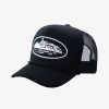 Secret Sneaker Store Online Corteiz Alcatraz Black Trucker Hat (New) | Caps