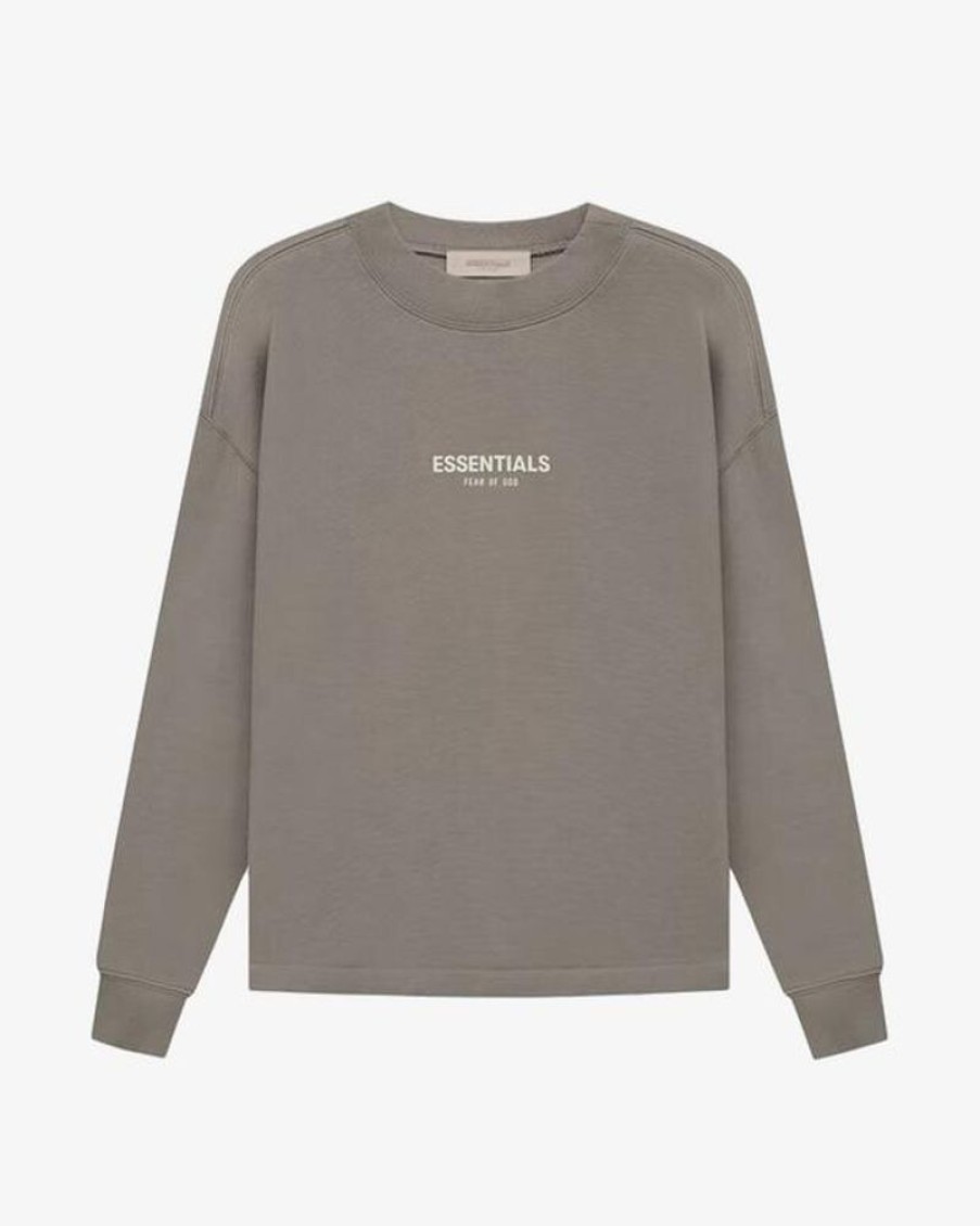 Secret Sneaker Store Online Fog Essentials Ss22 Crewneck Relaxed Desert Taupe | Streetwear