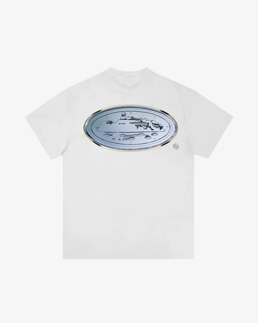 Secret Sneaker Store Online Corteiz Medallion White Tee | Streetwear
