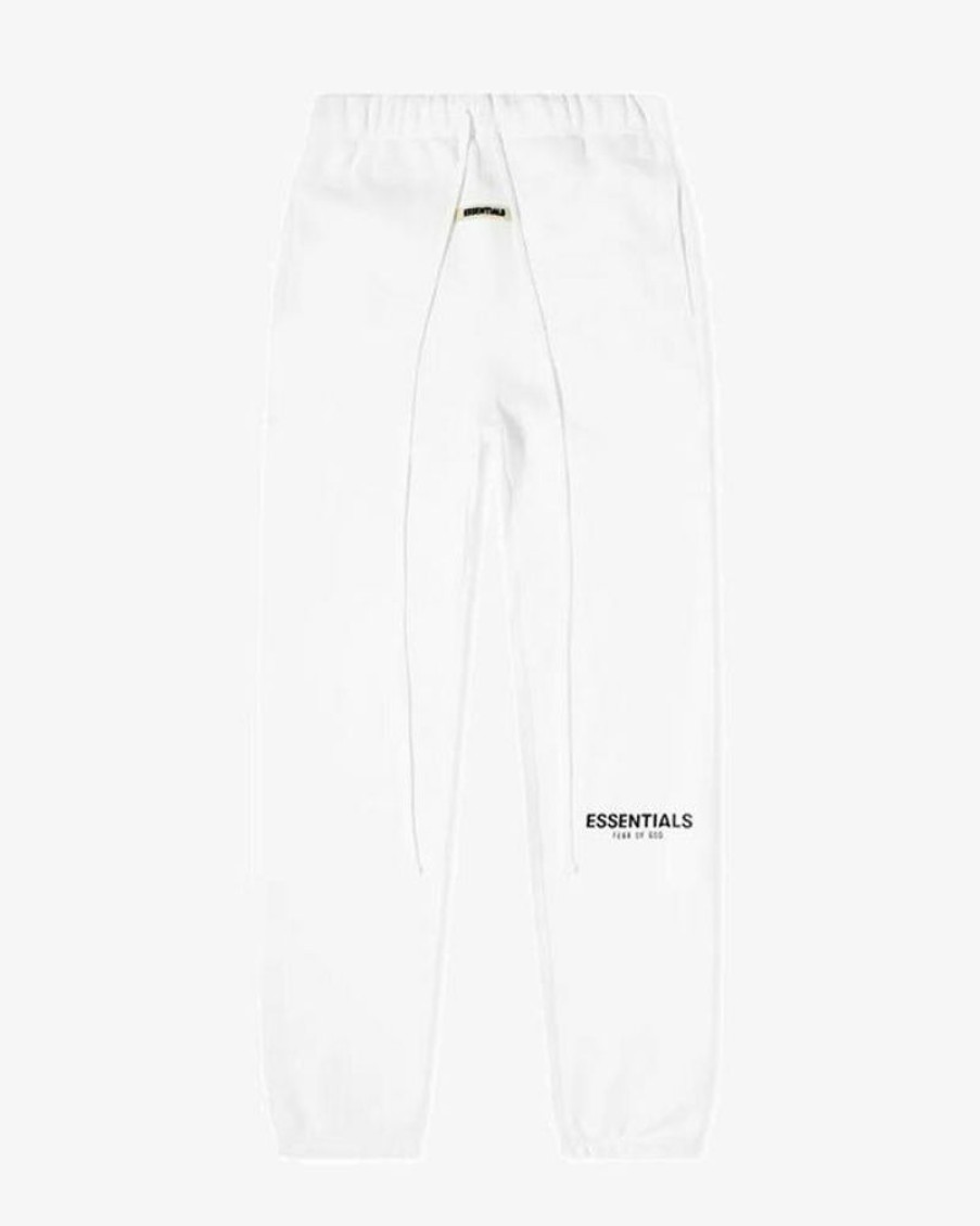 Secret Sneaker Store Online Fear Of God Fog Essentials Ss20 Reflective Sweat Pants White - | Streetwear