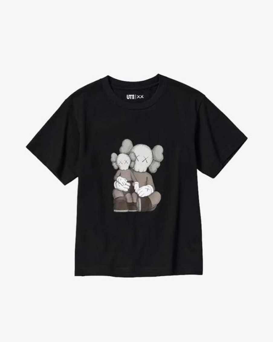 Secret Sneaker Store Online Kaws X Uniqlo Fw23 Changbai Mountain Companion Black Kids Tee (New) | Kids Apparel