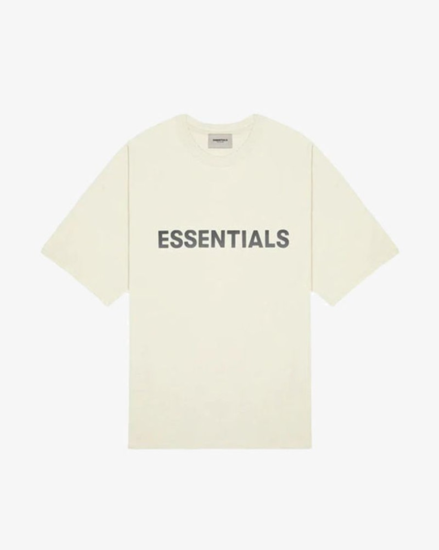 Secret Sneaker Store Online Fog Essentials Ss20 Silicon Applique Logo Cream Tee | Tees