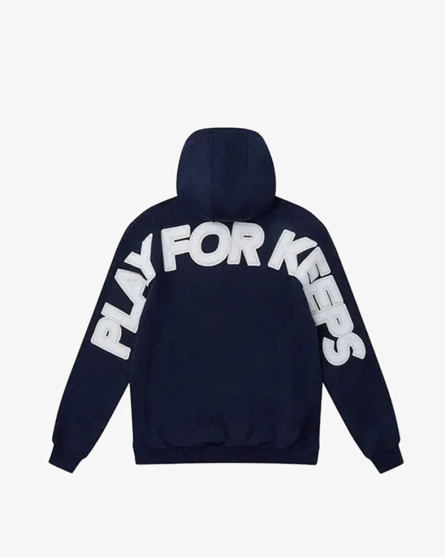 Secret Sneaker Store Online Geedup Play For Keeps Hoodie Navy White | Streetwear