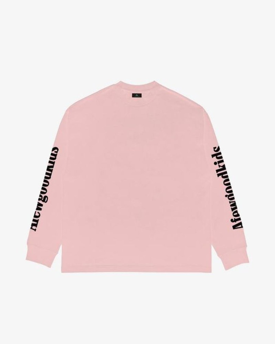Secret Sneaker Store Online A Few Good Kids X Fff Logo Baby Pink Longsleeve (New) | Streetwear