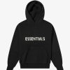 Secret Sneaker Store Online Fog Essentials Ss21 Black Knit Hoodie | Hoodies