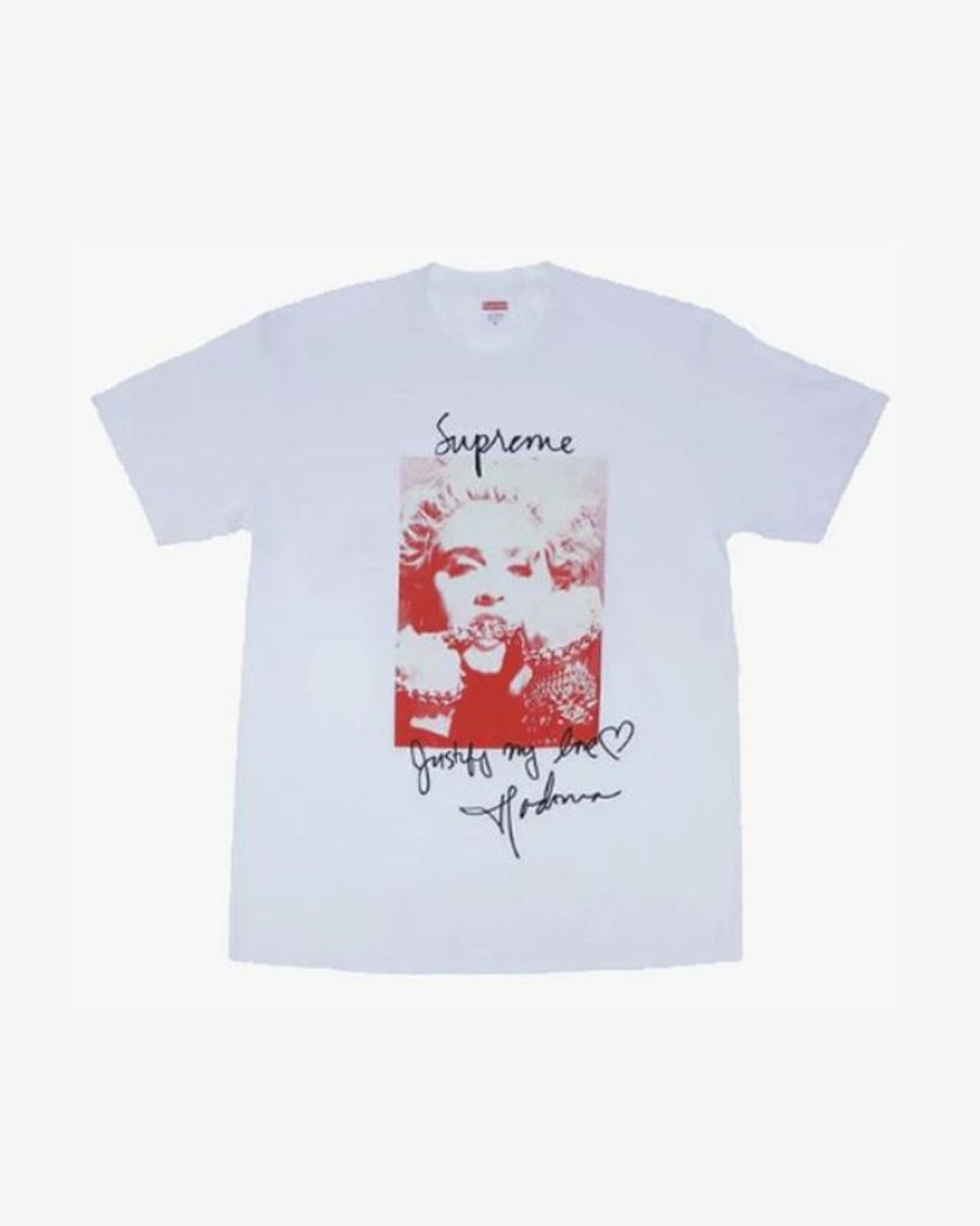 Secret Sneaker Store Online Supreme Ss18 Madonna White Tee - | Streetwear
