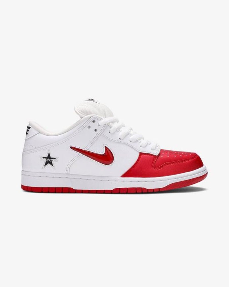 Secret Sneaker Store Online Nike X Supreme Sb Dunk Low Jewel Swoosh Red - | Nike