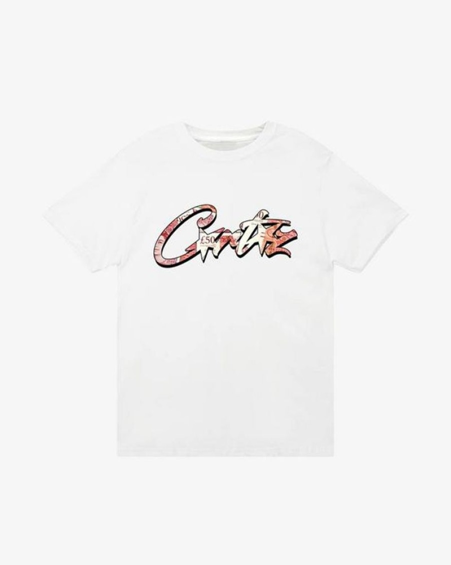 Secret Sneaker Store Online Corteiz Money On My Mind Tee White (New) | Streetwear