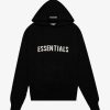 Secret Sneaker Store Online Fog Essentials Fw20 Black Knit Hoodie | Hoodies