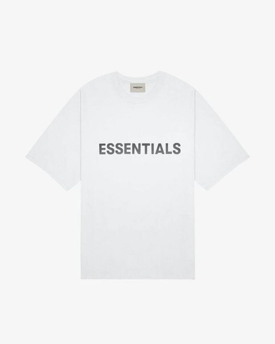 Secret Sneaker Store Online Fog Essentials Ss20 Silicon Applique Logo White Tee | Tees