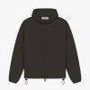 Secret Sneaker Store Online Fog Essentials Ss23 Silicon Twill Off Black Full Zip Jacket Kids (New) | Kids Apparel