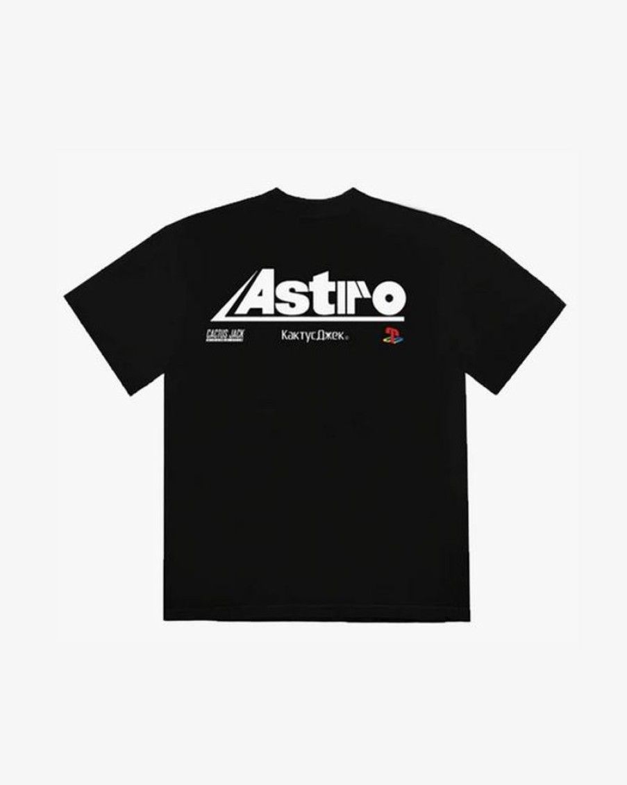 Secret Sneaker Store Online Travis Scott X Fortnite T-3500 Portrait World Black Tee (New) | Streetwear
