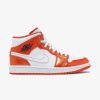 Secret Sneaker Store Online Nike Air Jordan1 Mid Electro Metallic Orange - | Nike