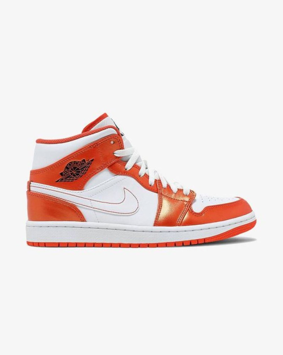 Secret Sneaker Store Online Nike Air Jordan1 Mid Electro Metallic Orange - | Nike