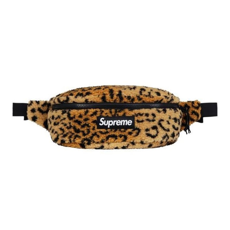 Secret Sneaker Store Online Supreme Leopard Waist Bag Yellow - | Bags
