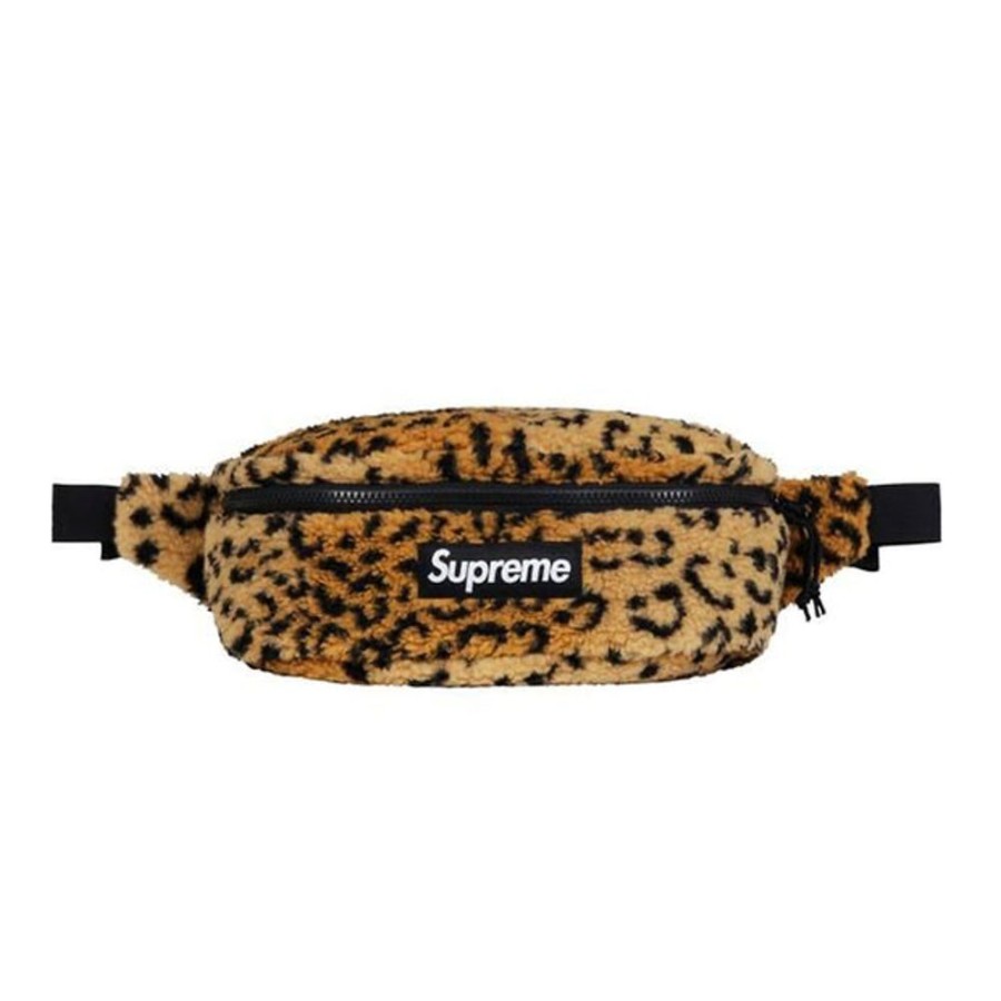 Secret Sneaker Store Online Supreme Leopard Waist Bag Yellow - | Bags
