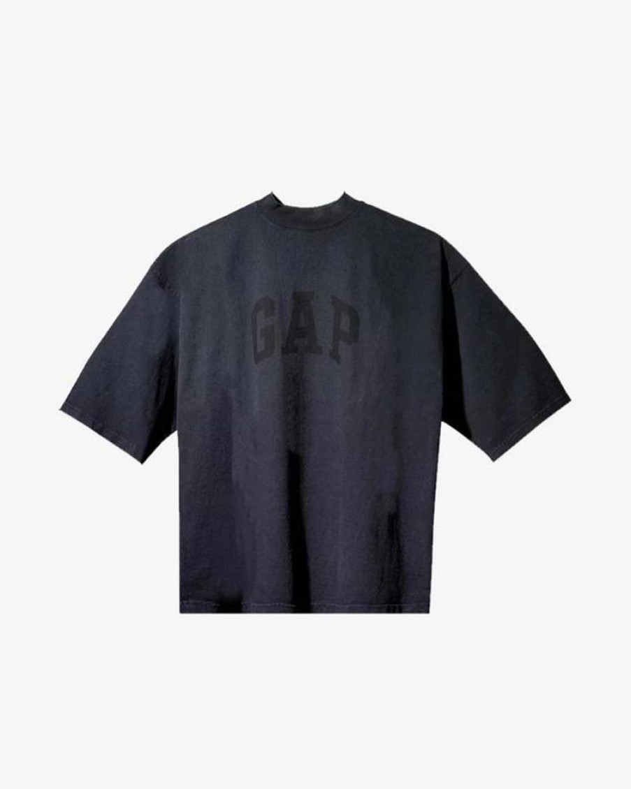 Secret Sneaker Store Online Yeezy Gap Engineered By Balenciaga Dove 3/4 Sleeve Washed Black Tee | Streetwear
