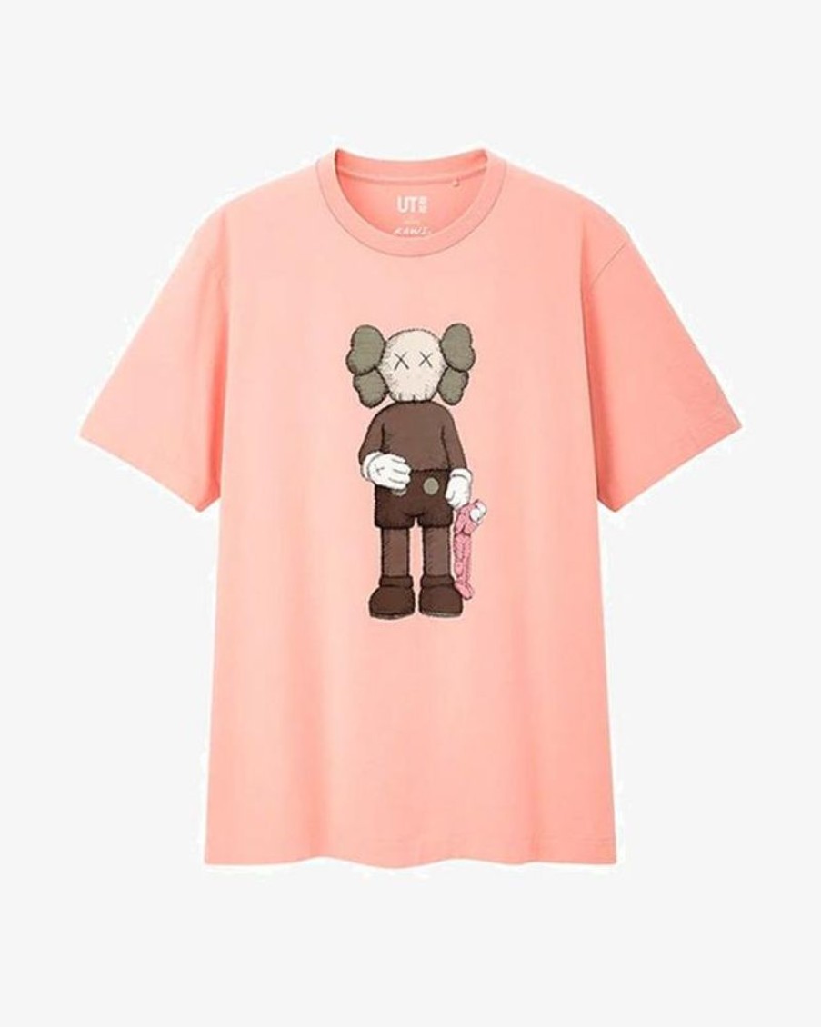 Secret Sneaker Store Online Kaws X Uniqlo Companion Pink Tee (New) | Streetwear