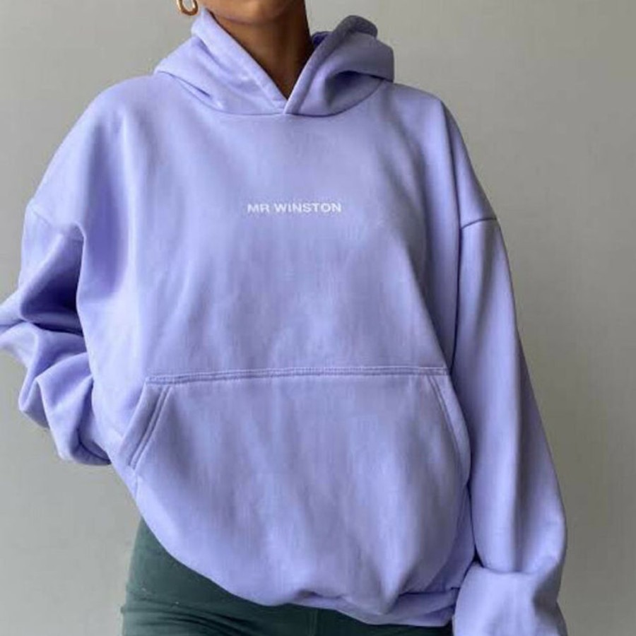 Secret Sneaker Store Online Mr Winston Violet Puff Hoodie | Streetwear