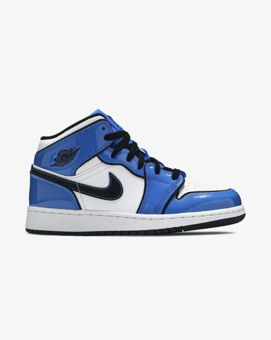 Secret Sneaker Store Online Nike Air Jordan1 Mid Gs Se Signal Blue - | Nike