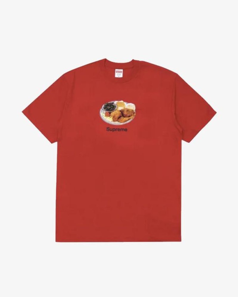 Secret Sneaker Store Online Supreme Ss18 Chicken Dinner Red Tee | Streetwear
