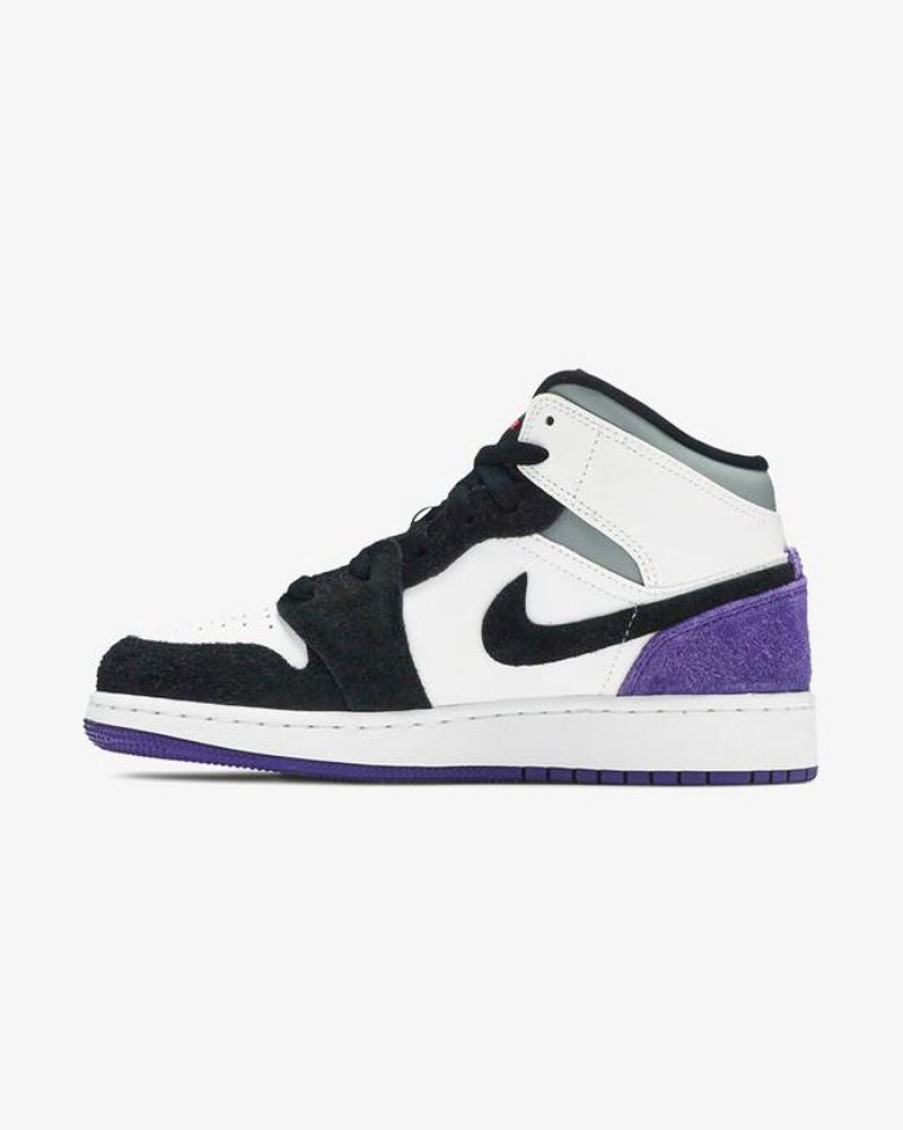 Secret Sneaker Store Online Nike Air Jordan1 Mid Gs Se Varsity Union Purple | Air Jordan