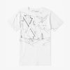 Secret Sneaker Store Online Off White Diagonal Eagle Sketch Print Tee - | Streetwear
