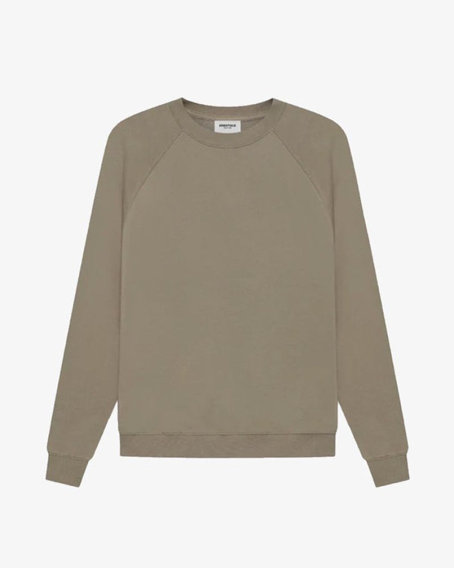 Secret Sneaker Store Online Fog Essentials Ss21 Silicon Applique Taupe Crewneck | Streetwear