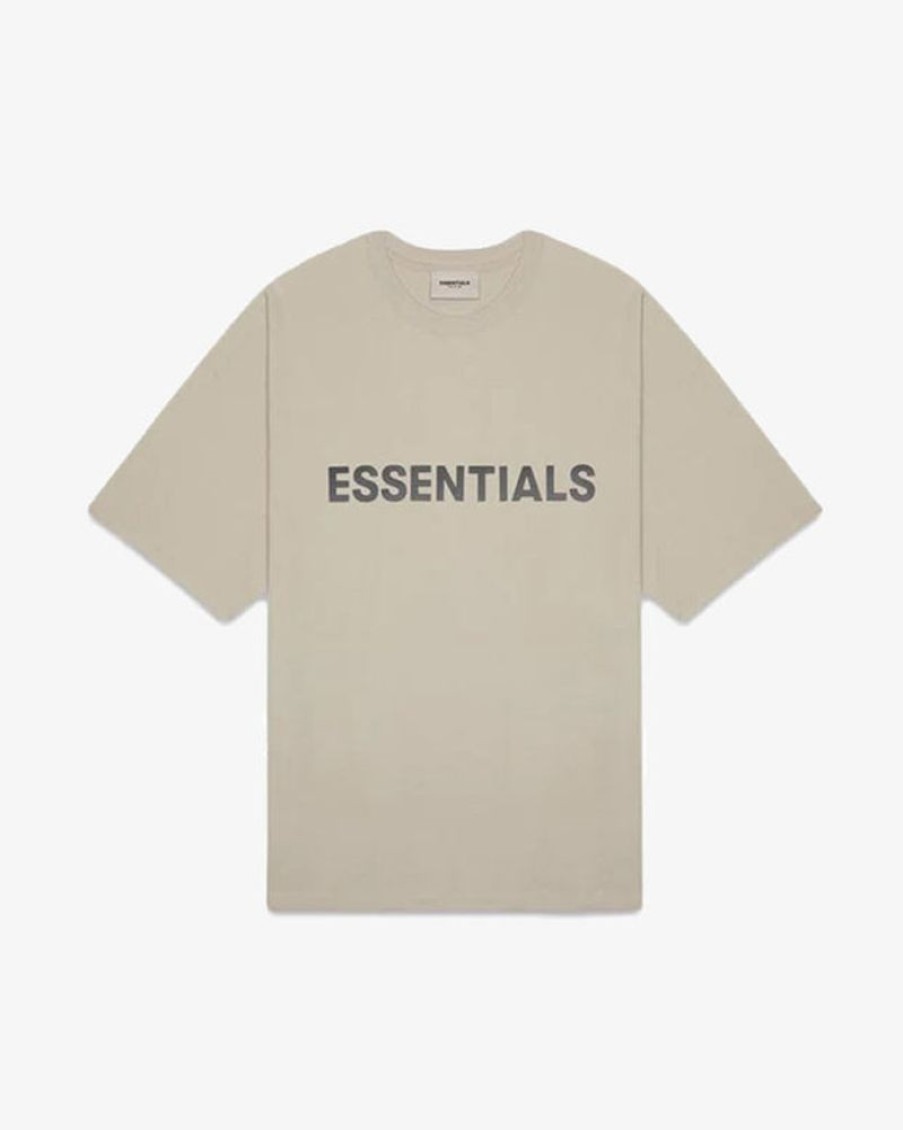 Secret Sneaker Store Online Fog Essentials Ss20 Silcon Applique Logo Khaki Olive Tee | Tees