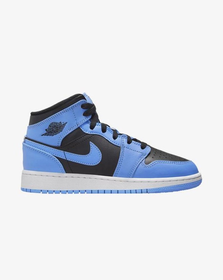Secret Sneaker Store Online Nike Air Jordan1 Mid Gs University Blue Black | Nike