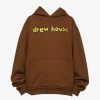 Secret Sneaker Store Online Drew House Cartoon Font Hoodie Brown | Streetwear