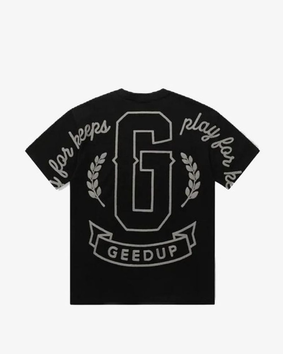 Secret Sneaker Store Online Geedup Play For Keeps Black Tee | Streetwear