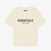 Secret Sneaker Store Online Fog Essentials Ss21 Silicon Applique Logo Cream Tee | Tees