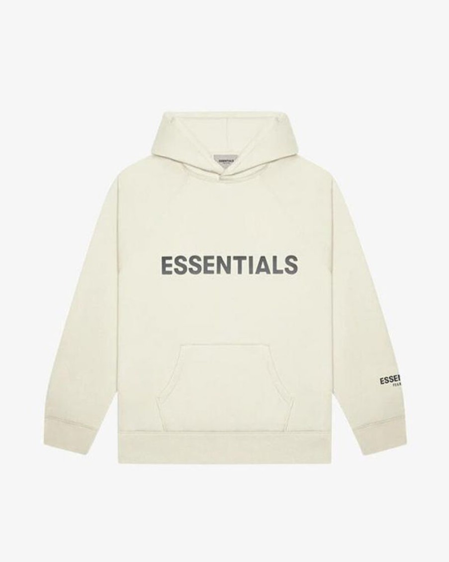Secret Sneaker Store Online Fog Essentials Ss20 Silicon Applique Logo Cream Hoodie | Hoodies