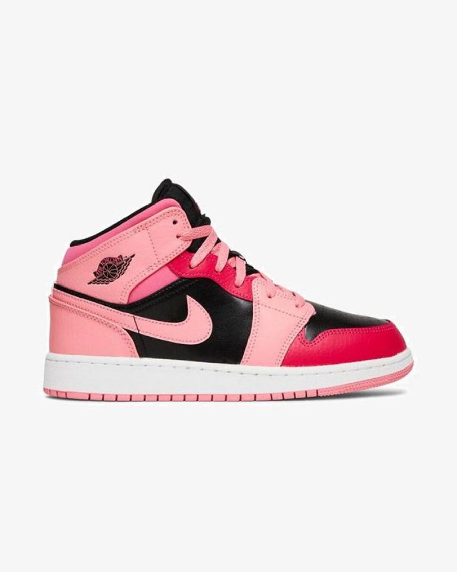 Secret Sneaker Store Online Nike Air Jordan 1 Mid Gs Pink Coral Chalk - | Nike