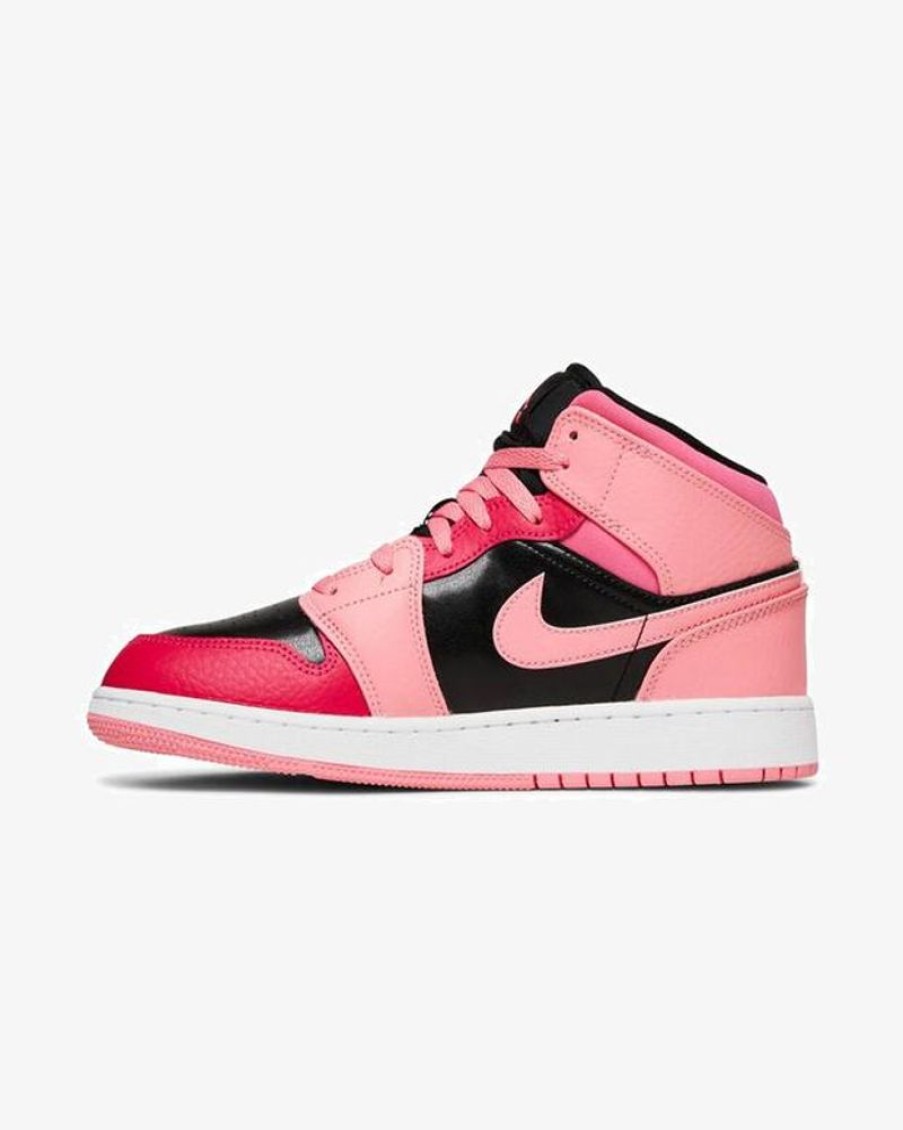 Secret Sneaker Store Online Nike Air Jordan 1 Mid Gs Pink Coral Chalk - | Nike