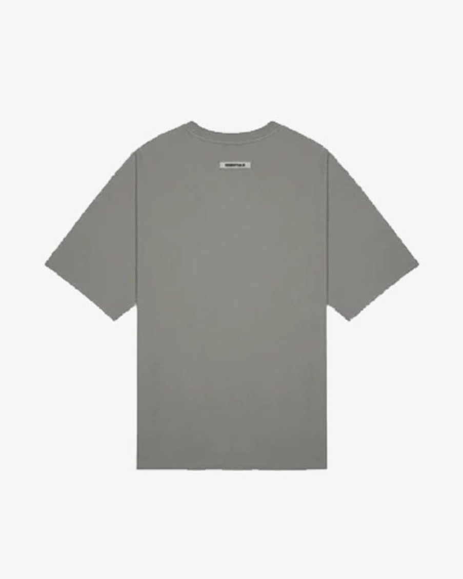 Secret Sneaker Store Online Fog Essentials Ss20 Silicon Applique Logo Charcoal Tee | Tees