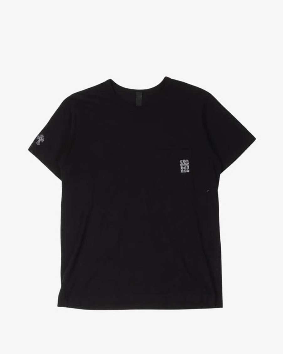 Secret Sneaker Store Online Chrome Hearts Black Pocket Tee | Streetwear